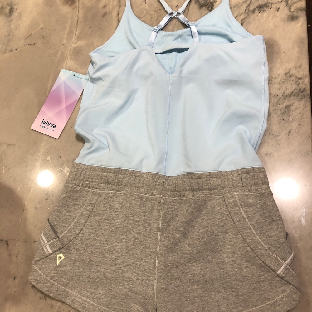 Ivivva Camp Hardly Wait Romper sz 8 NWT